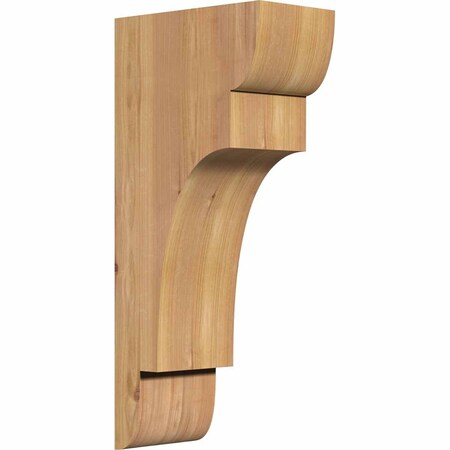Ekena Millwork New Brighton Smooth Corbel, Western Red Cedar, 5 1/2"W x 10"D x 22"H COR06X10X22NEB00SWR